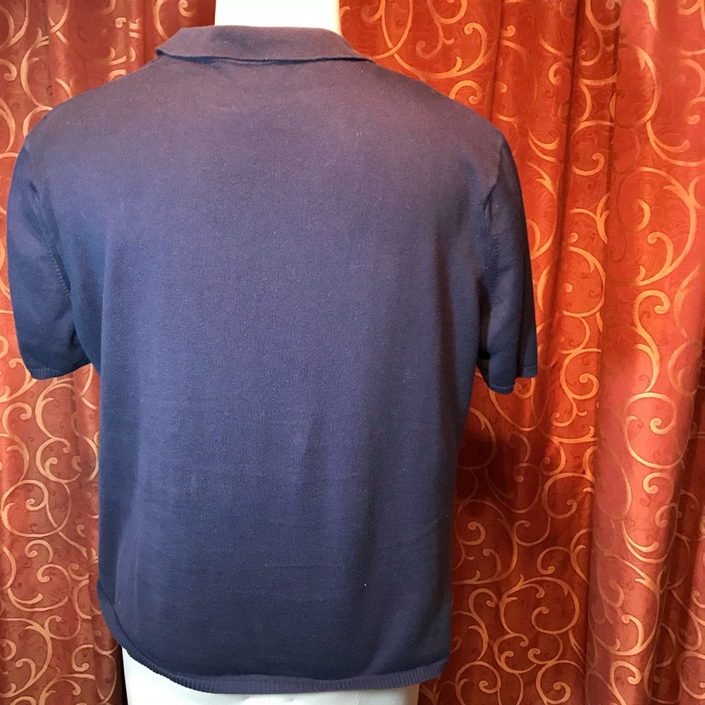 Talbot’s demure cotton knit top-excellent detail - Picture 5 of 8